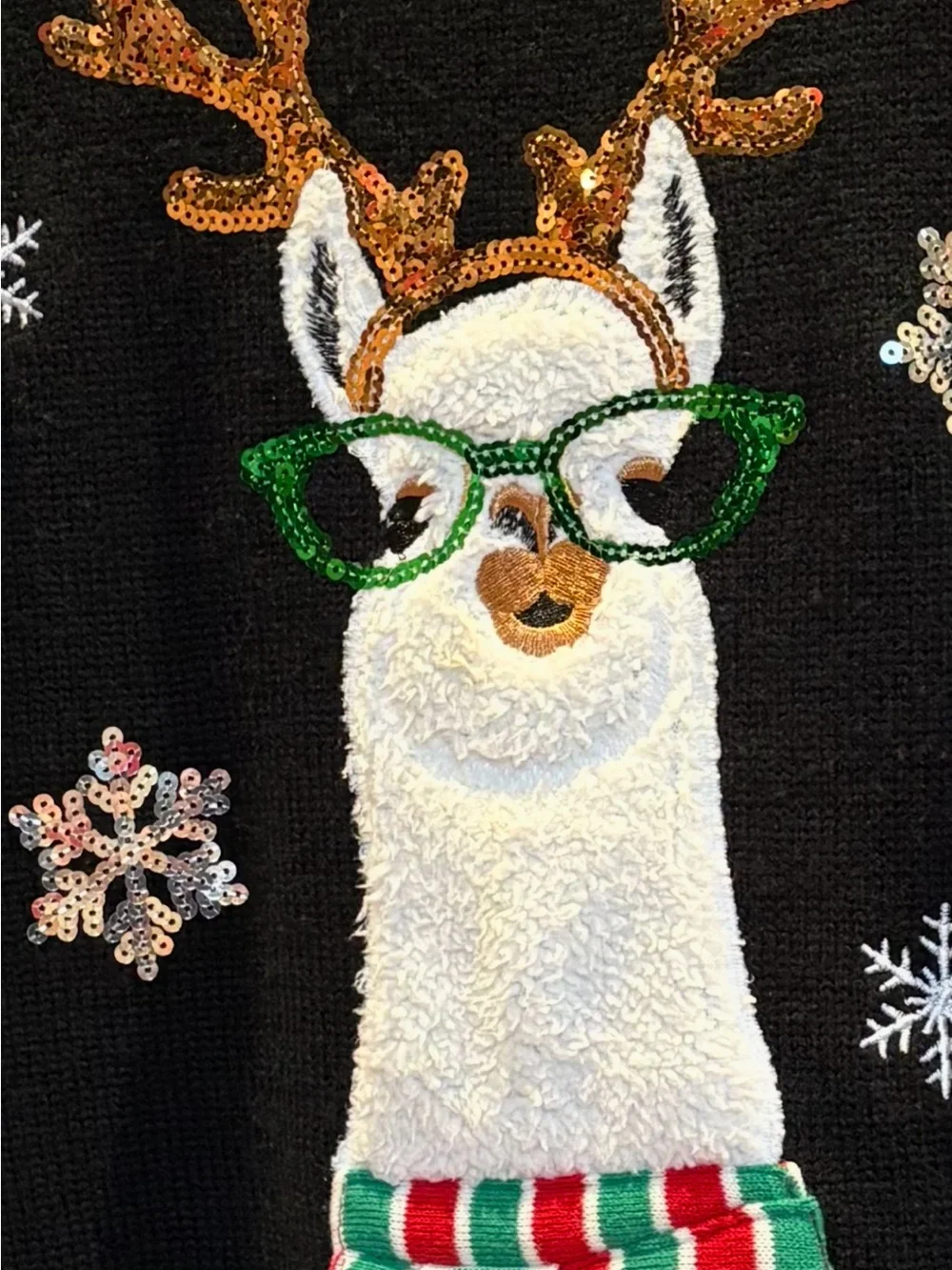 united states sweaters festive black